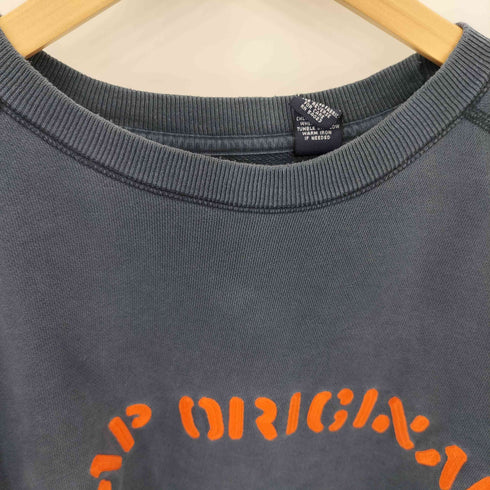 ギャップ Gap 90-00s OLD オールド フロントロゴ刺繍 クルーネックスウェット メンズ import:XL